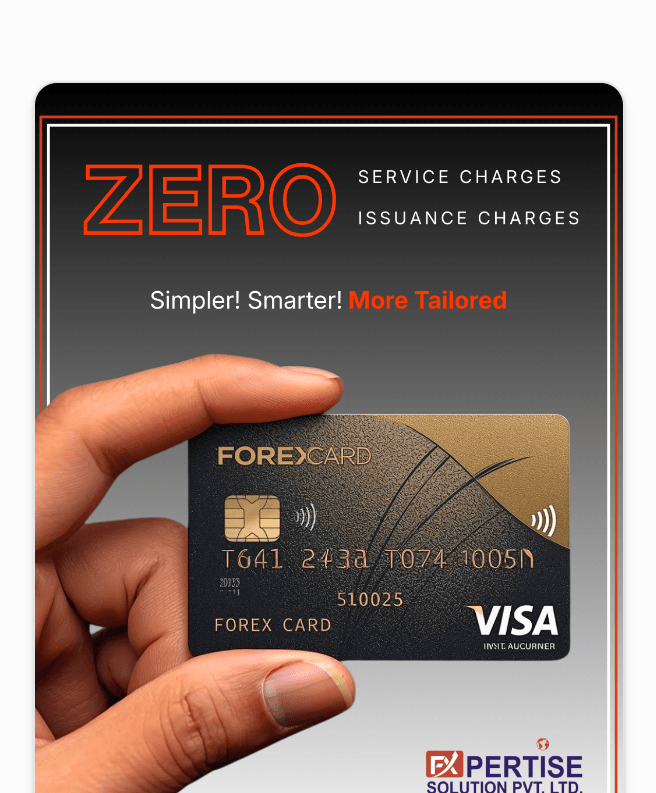 FXpertise Forex Card – Zero Service and Issuance Charges